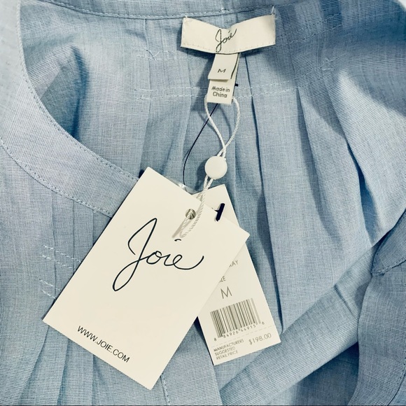 NWT joie chambray shirt M - Picture 8 of 8